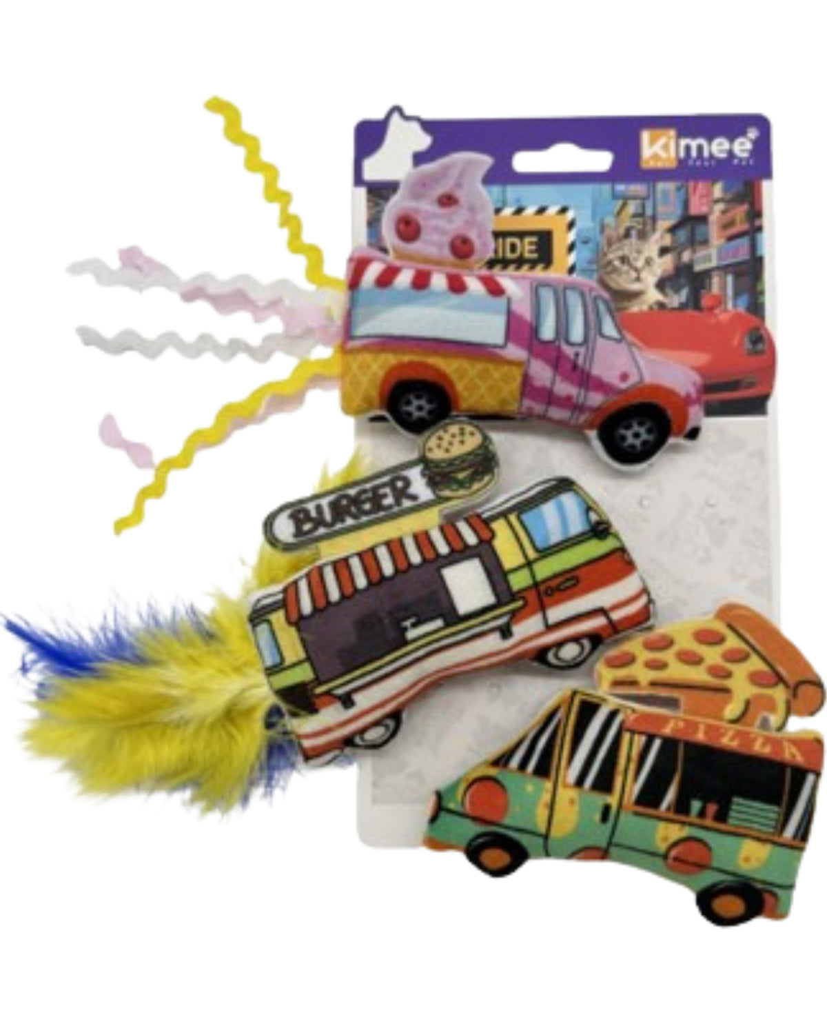 Food Truck Cat Toys - Three Pack