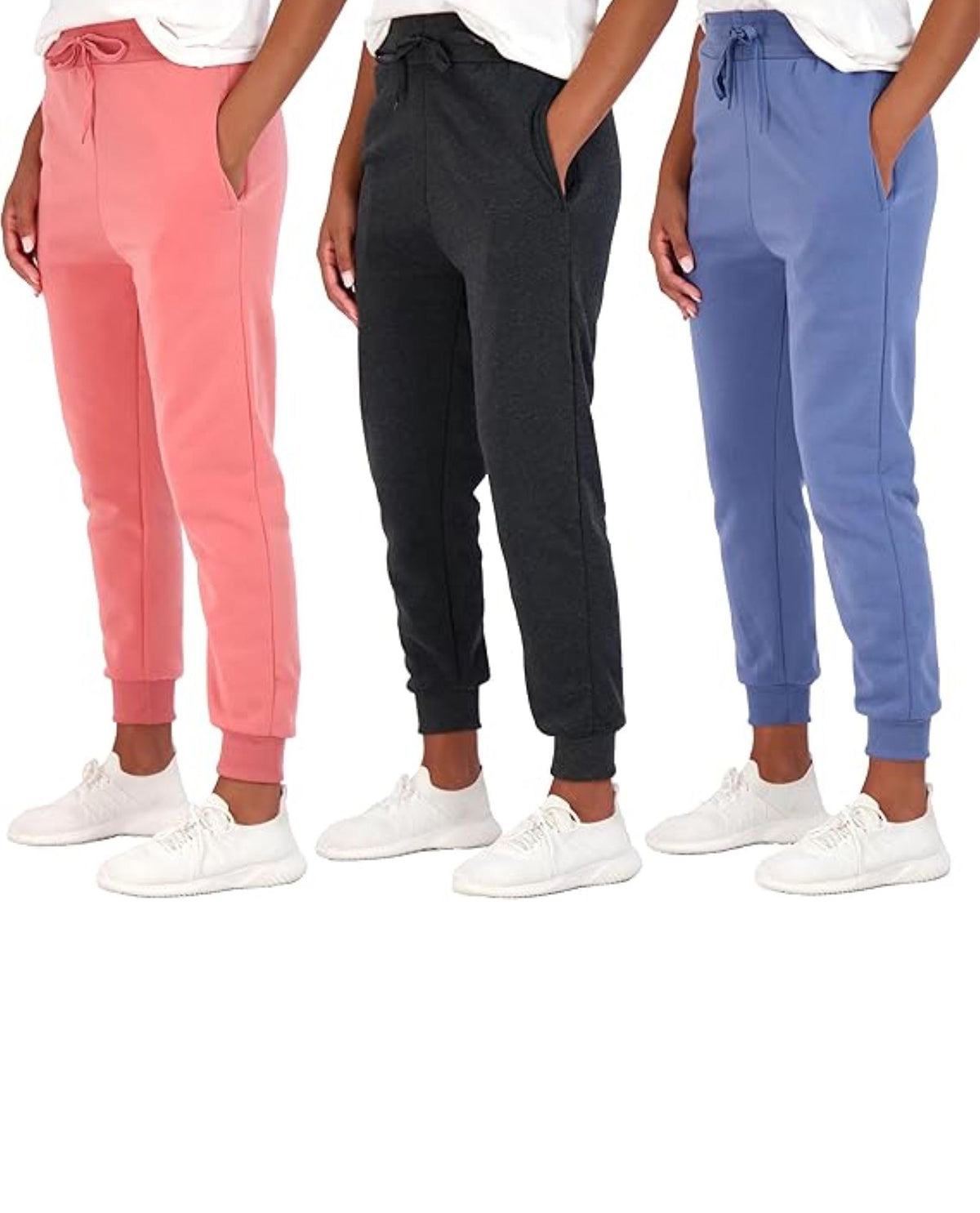 Real Essentials Women's Fleece Joggers