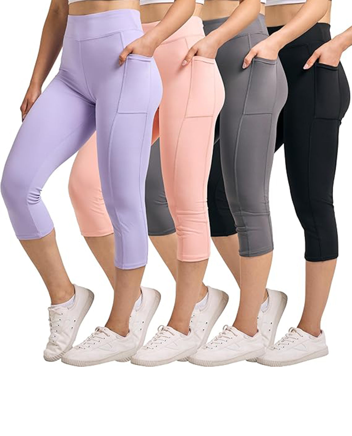 Real Essentials Capris With Pockets