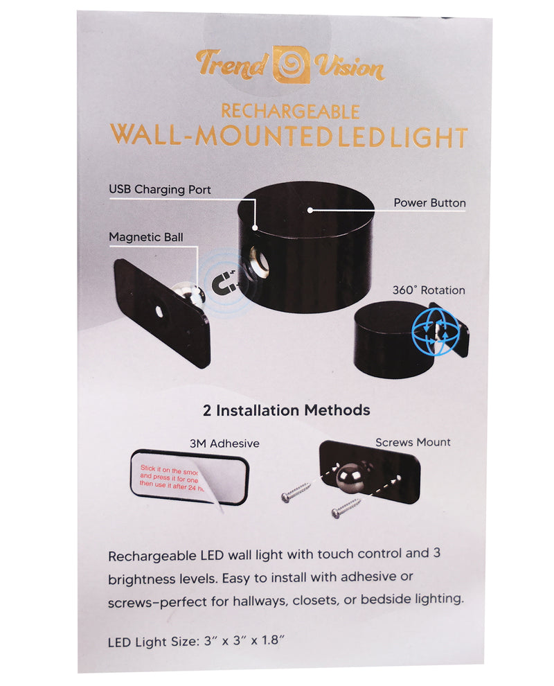 Rechargeable Wall Mounted LED Light