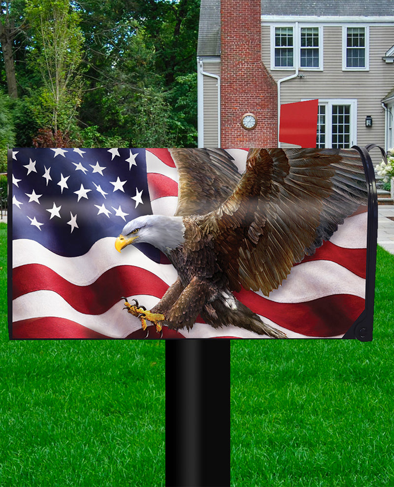 Freedom Eagle Mailbox Cover