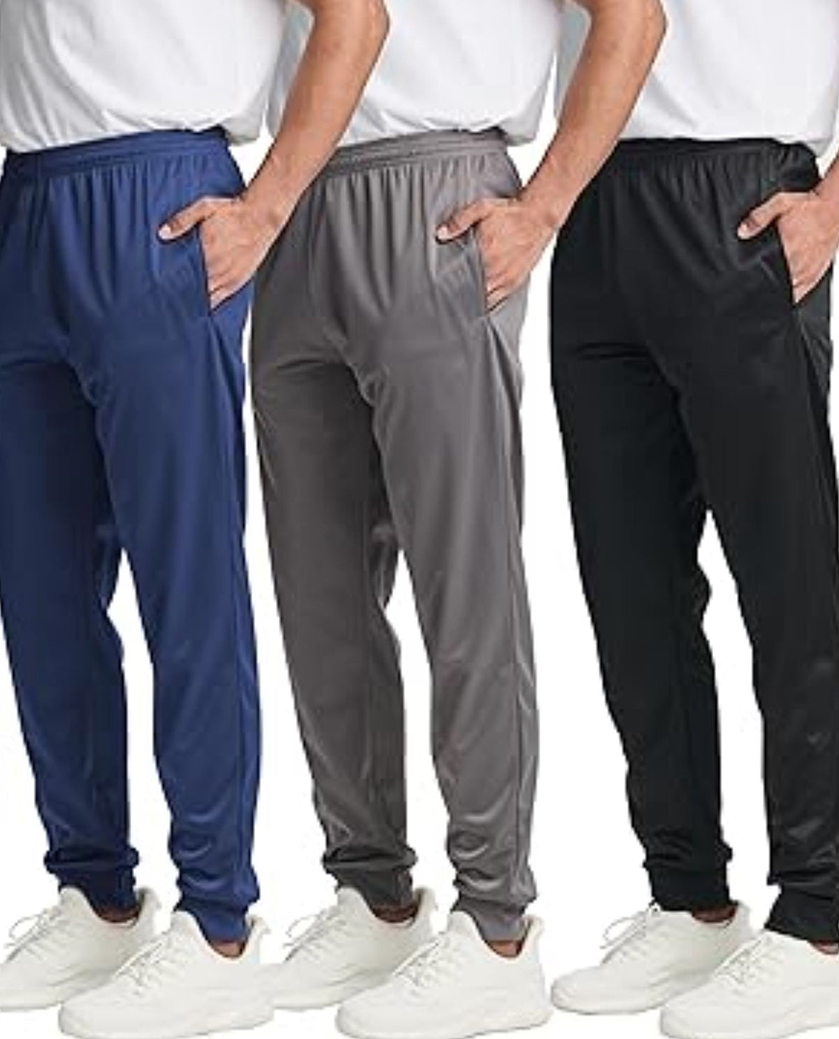 Real Essentials Men's Tricot Jogger Pant