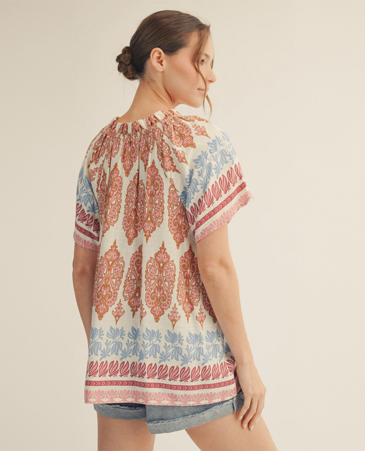 Jodifl Print Top Mauve