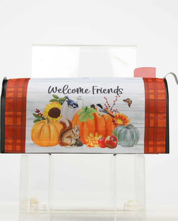 Welcome Friends Mailbox Cover