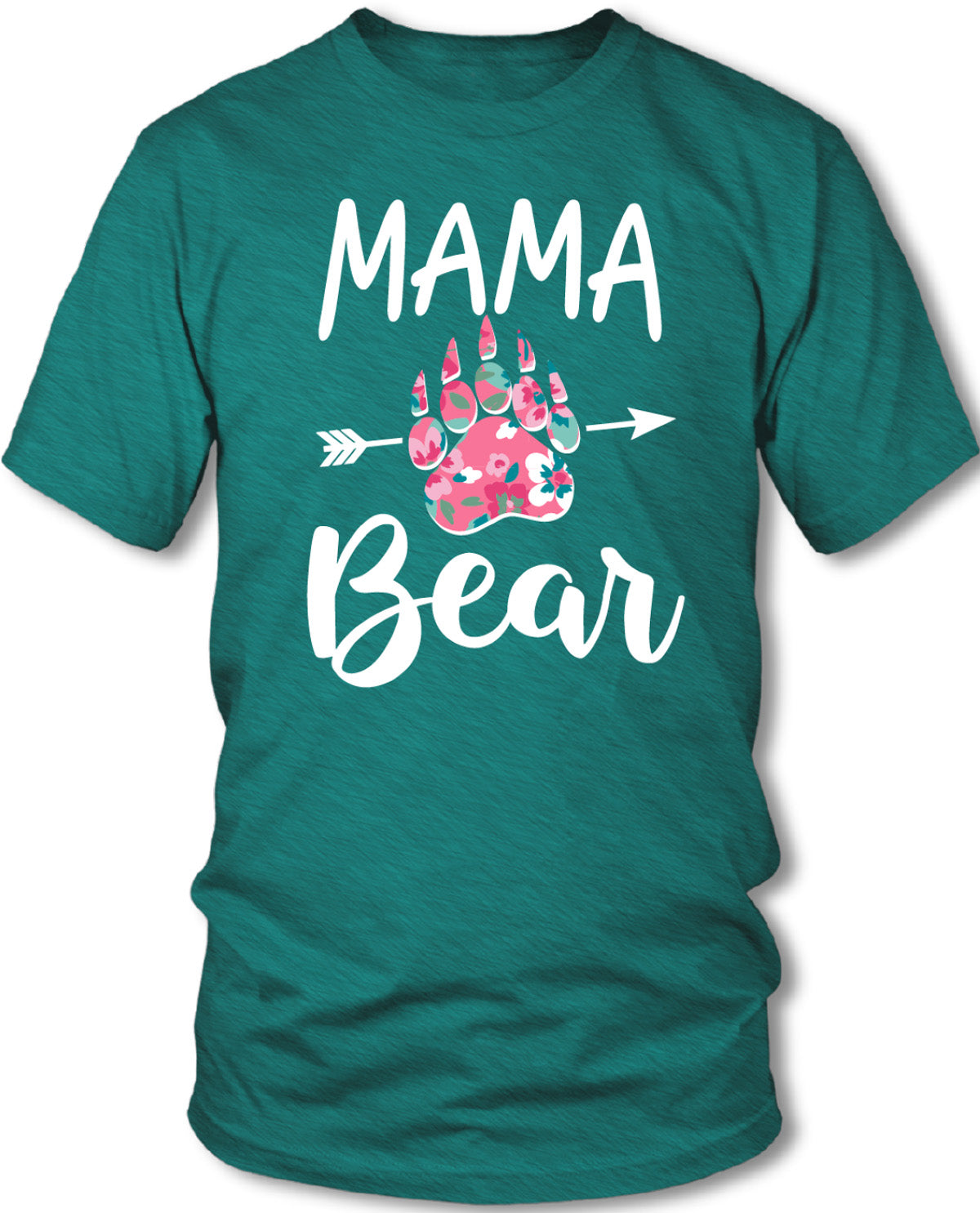 Plus Southern Gal Mom Bear Short Sleeve Tee