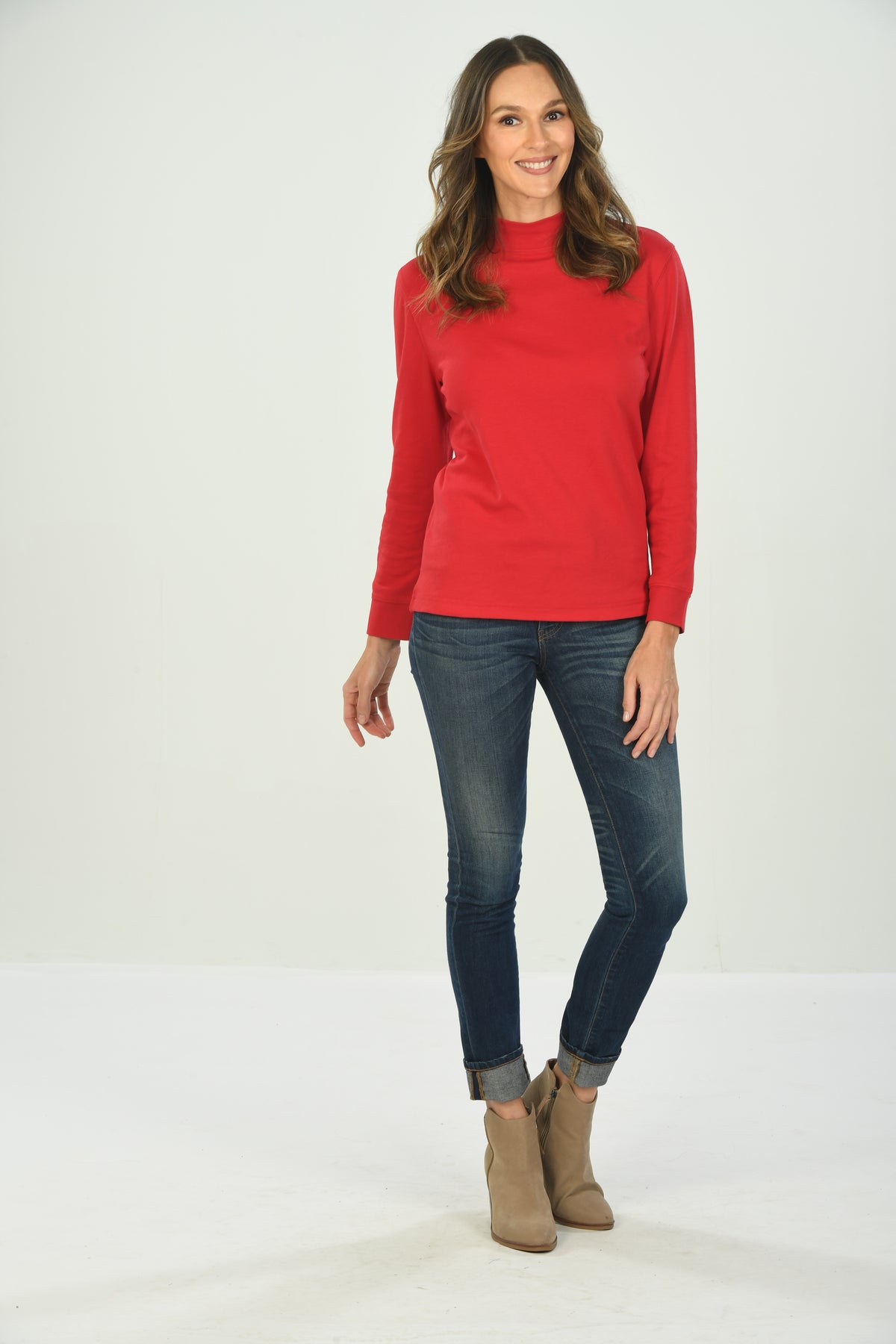 Speculation Red Mockneck Petite