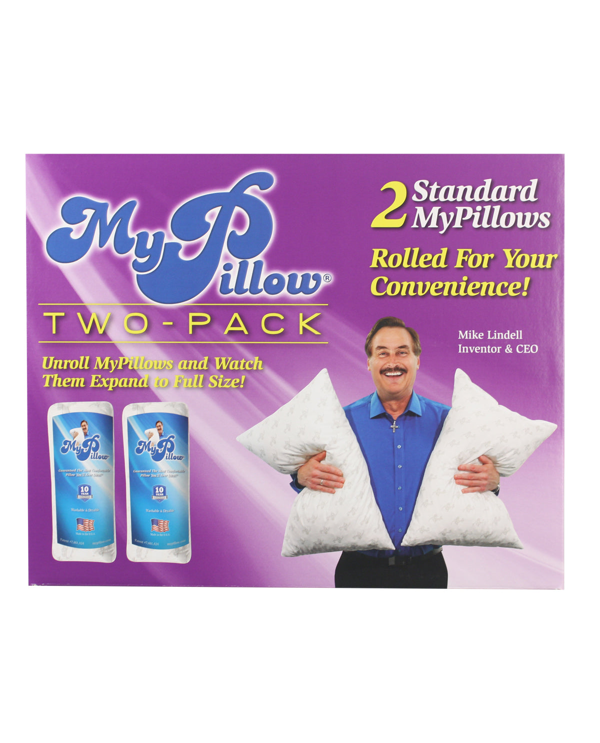 MyPillow Two Pack Standard Medium Fill Bed Pillow – Hamrick's Shop