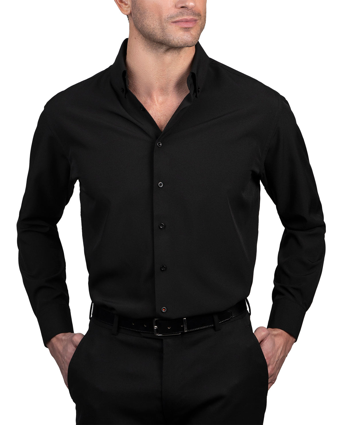 Nautica Tall Super Shirt Black