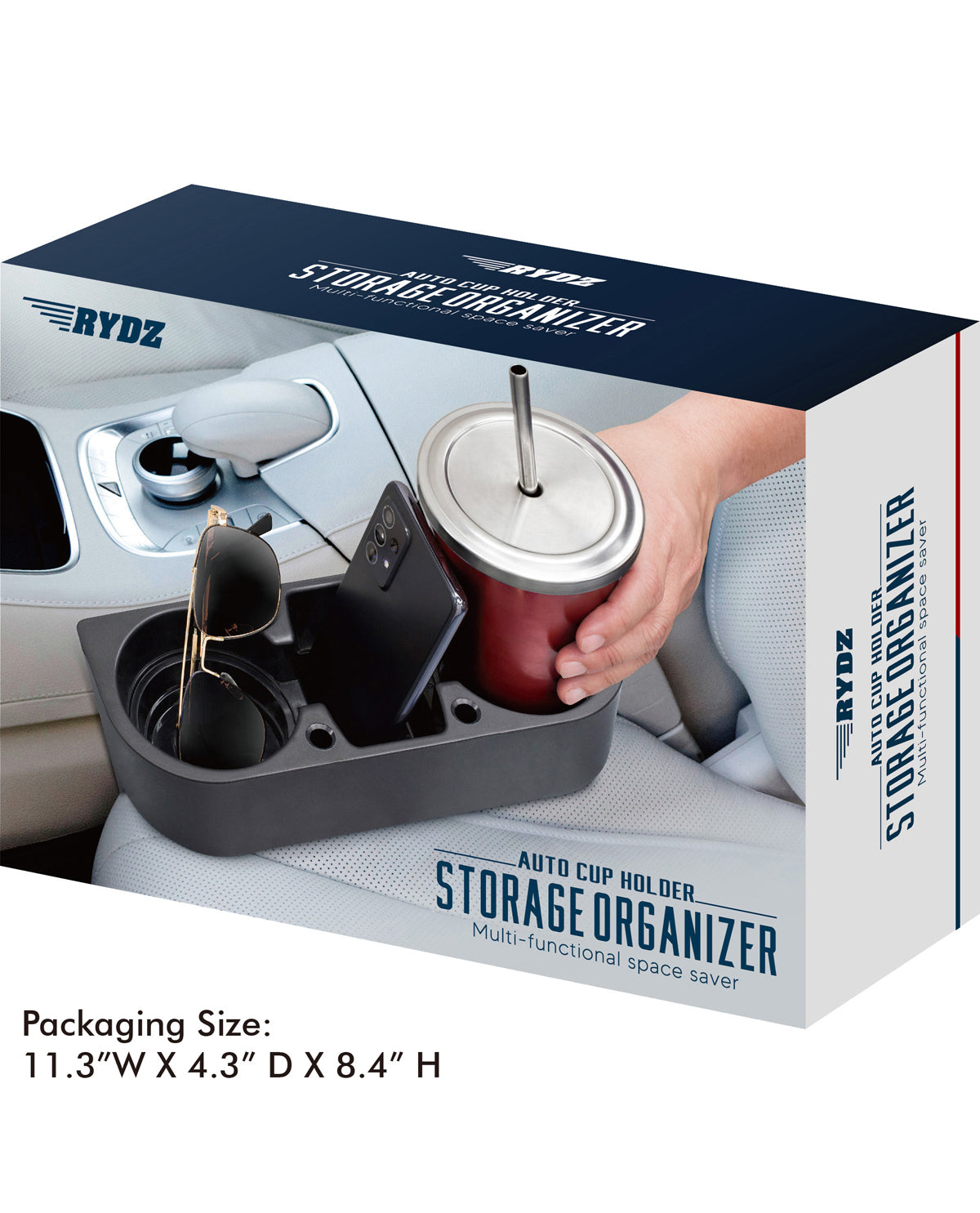 Automotive Cup Holder Storage Organizer