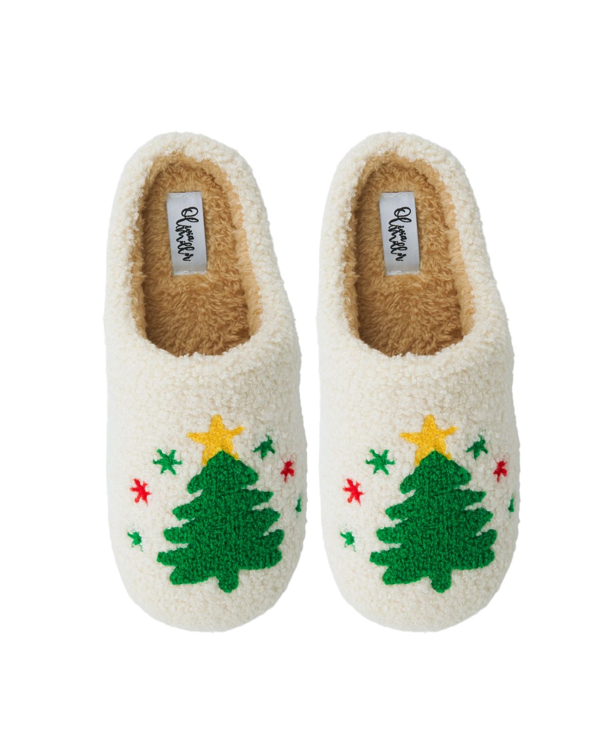 Ladies Christmas Tree Slipper