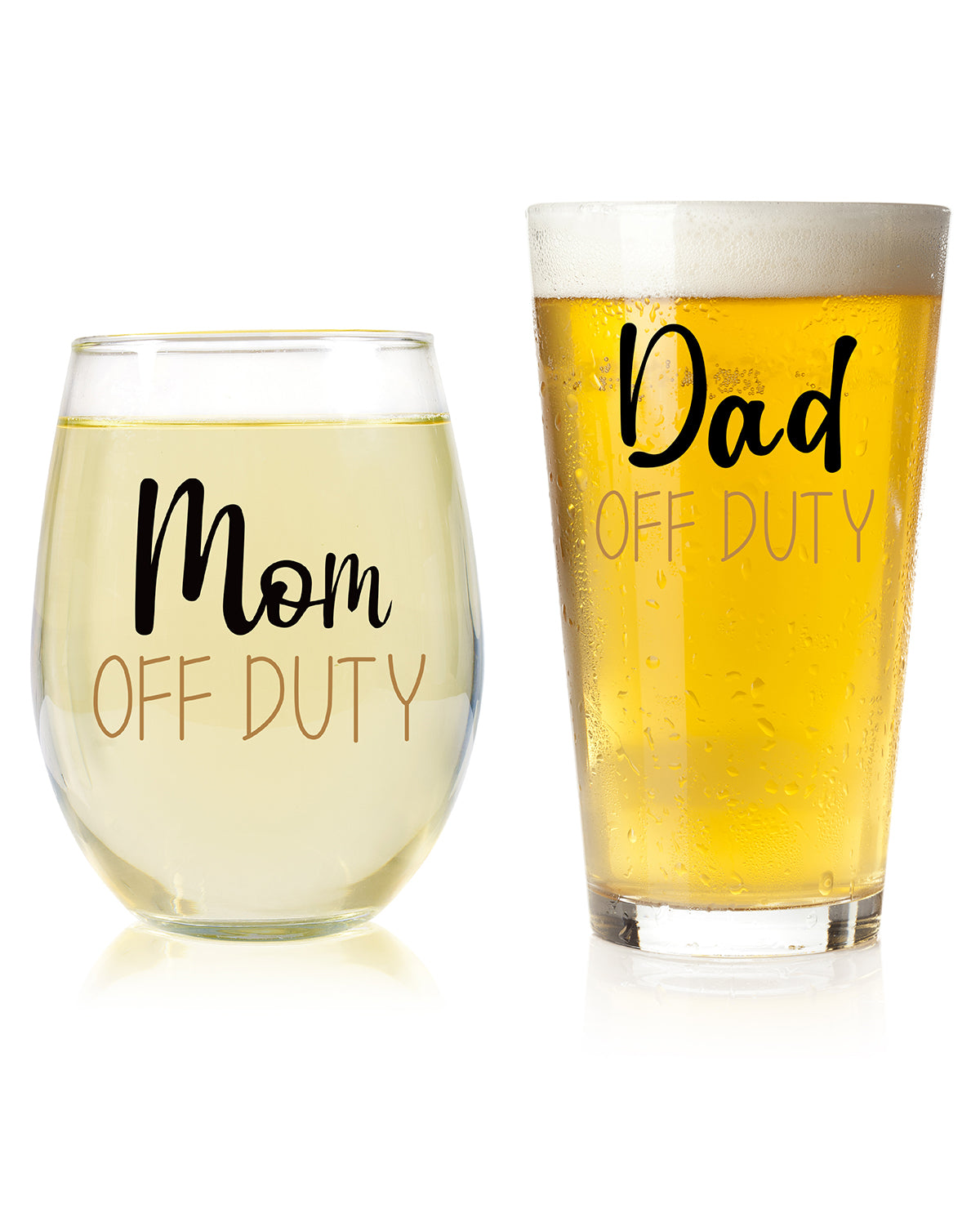 Barcrafters- Off-Duty Parents Glass Set