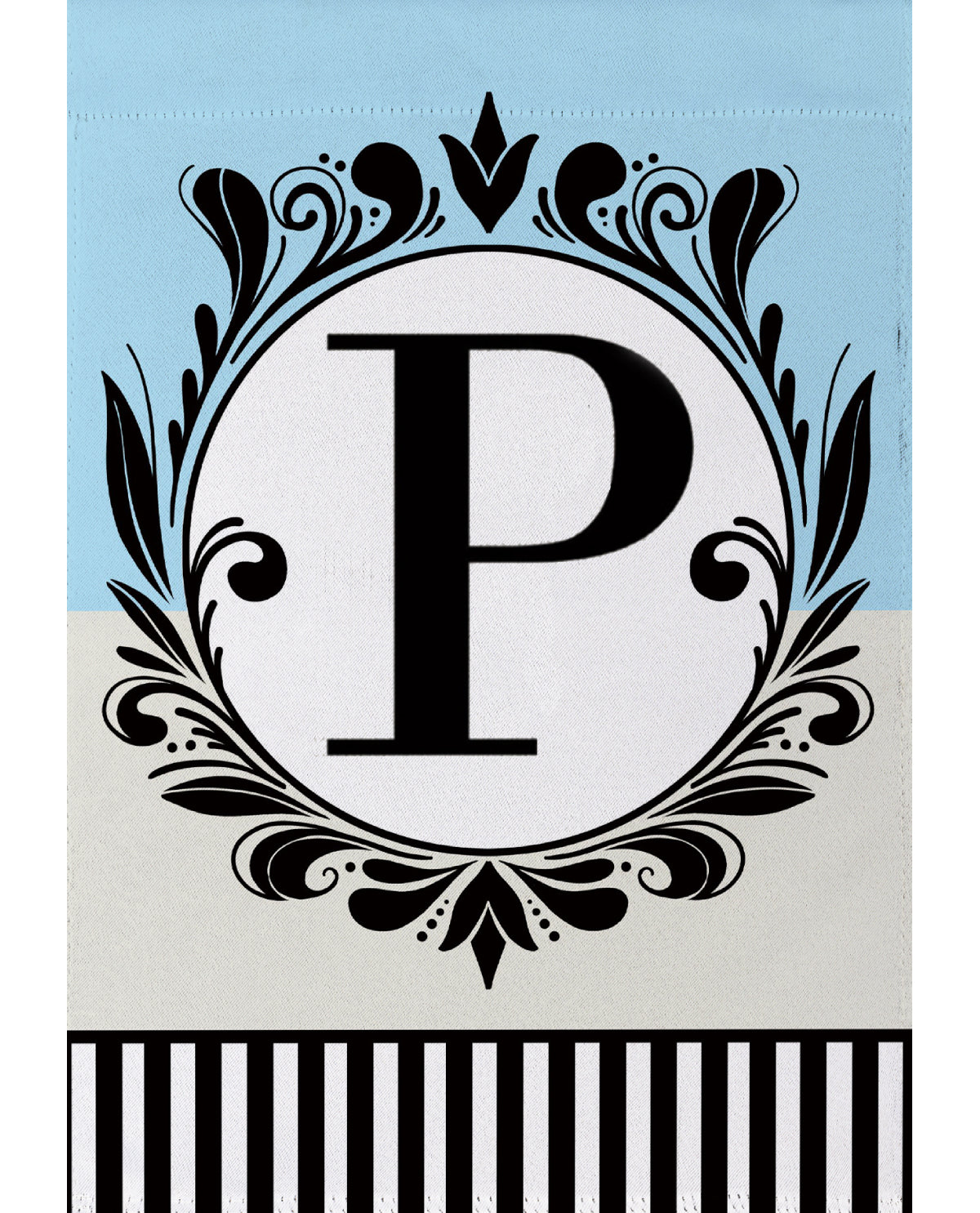 Classic Monogram Garden Flag