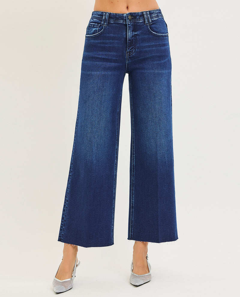 Risen High Rise Crop Jeans