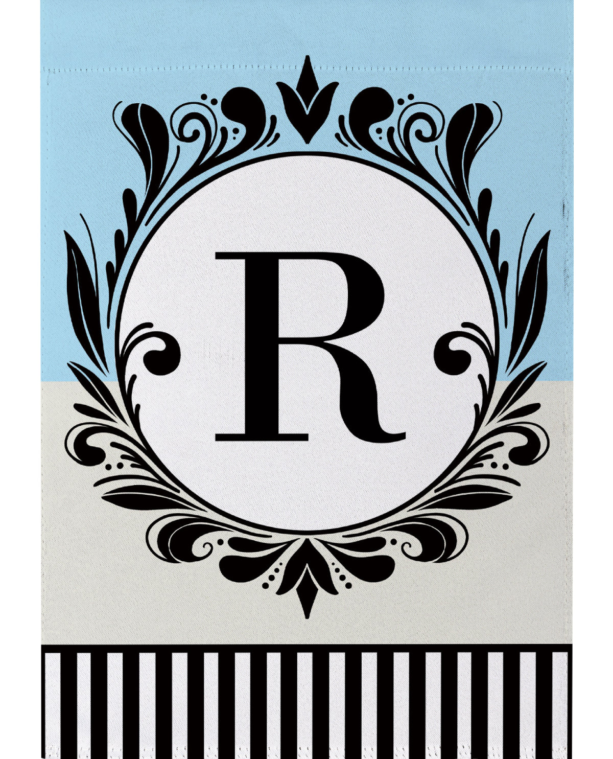 Classic Monogram Garden Flag