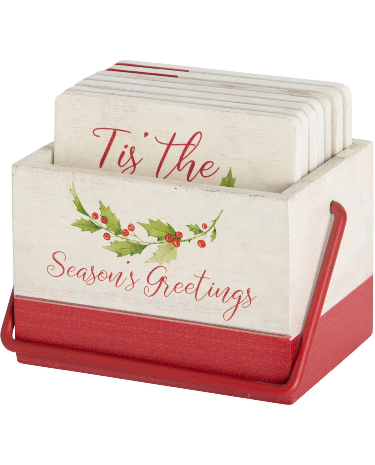 Season's Greetings Coaster Set