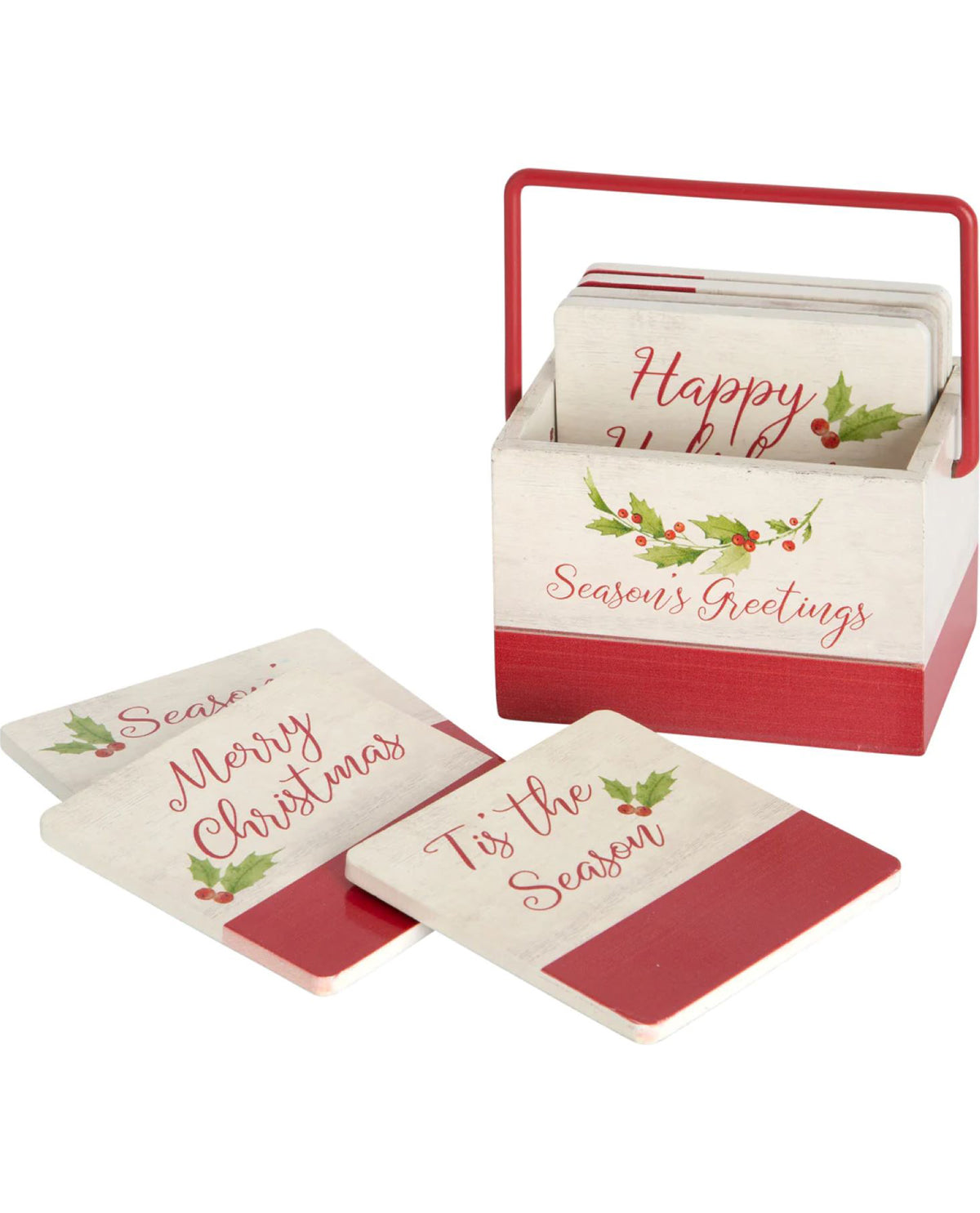 Season's Greetings Coaster Set