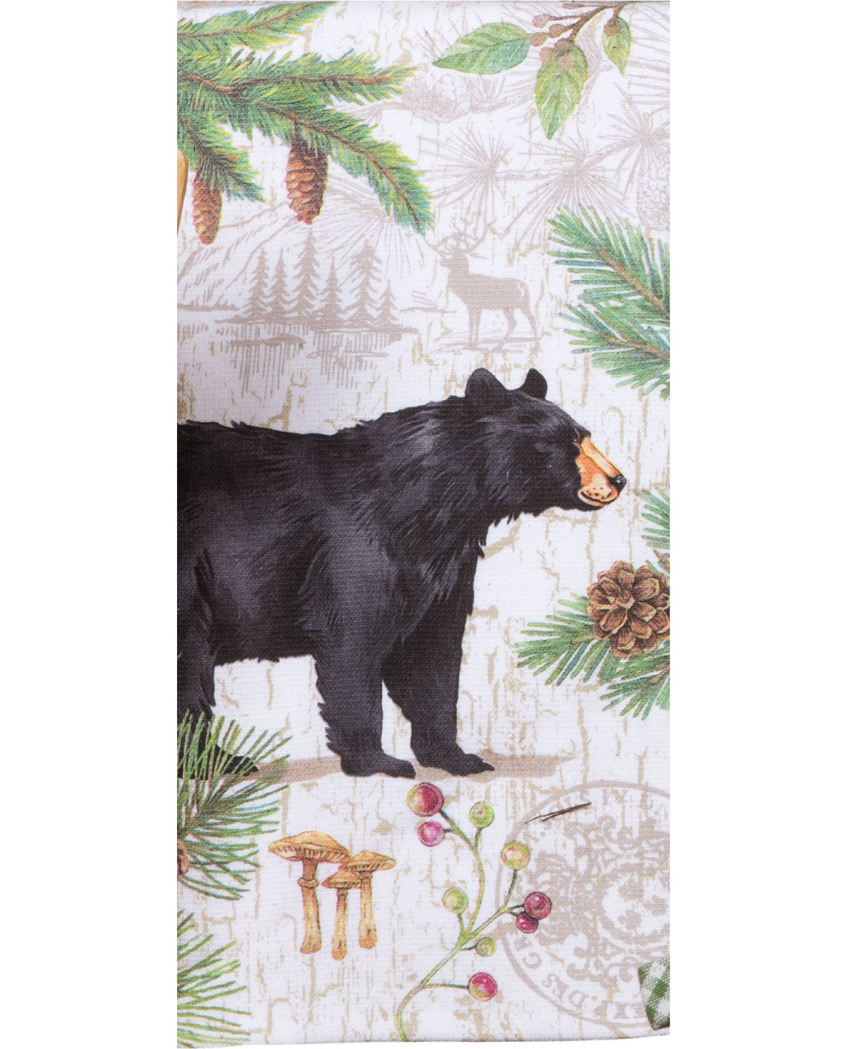 Pinecone Bear Dual Purpose Terry Cotton Kitchen Towel