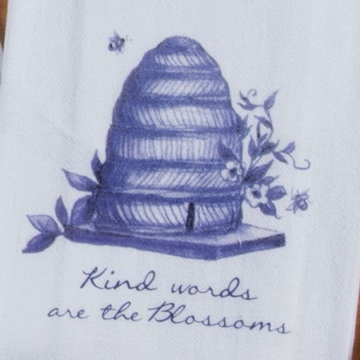 Blue & White Country Charm Kitchen Towel