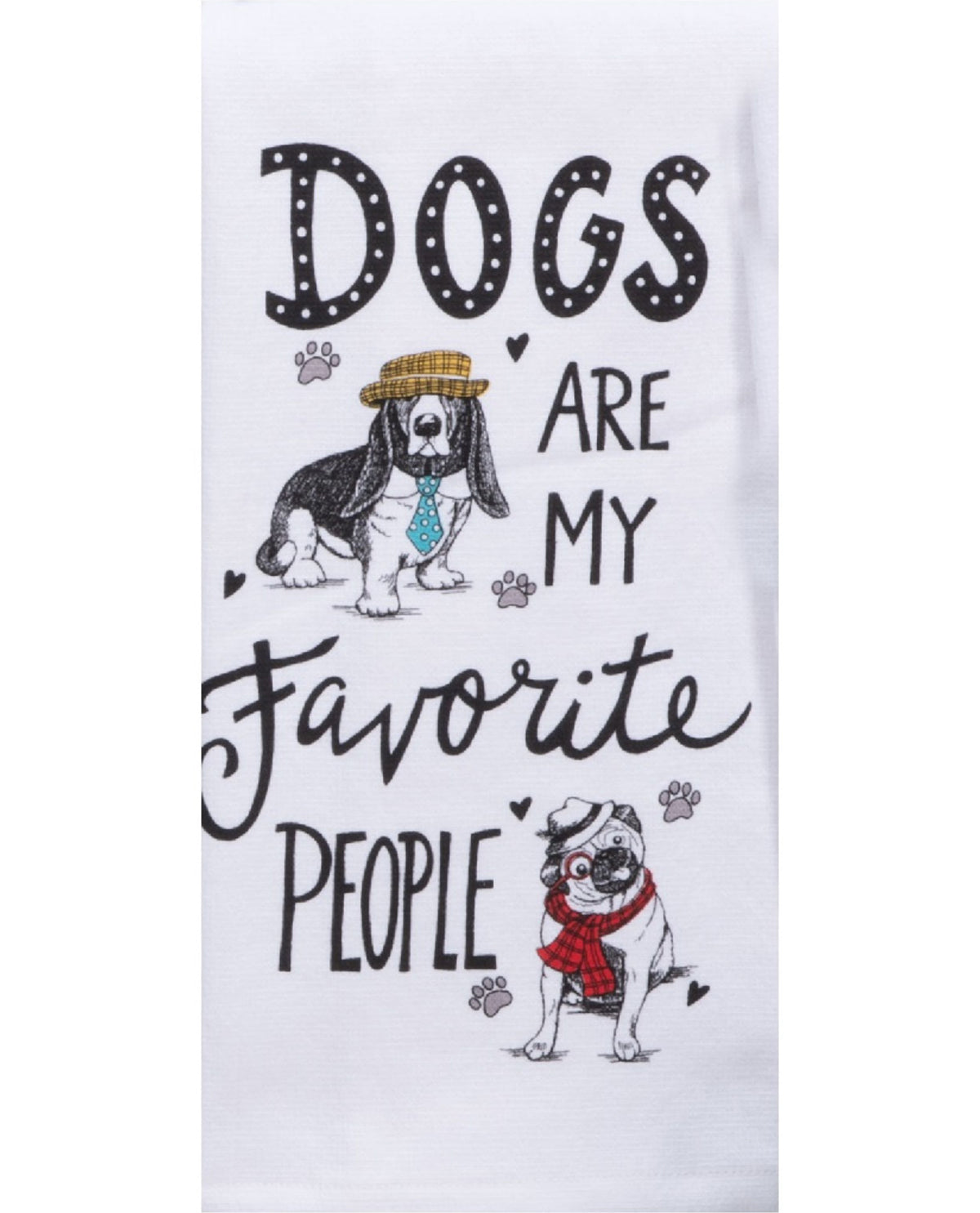 Dogs  Dual-Purpose Terry Cotton Kitchen Towel