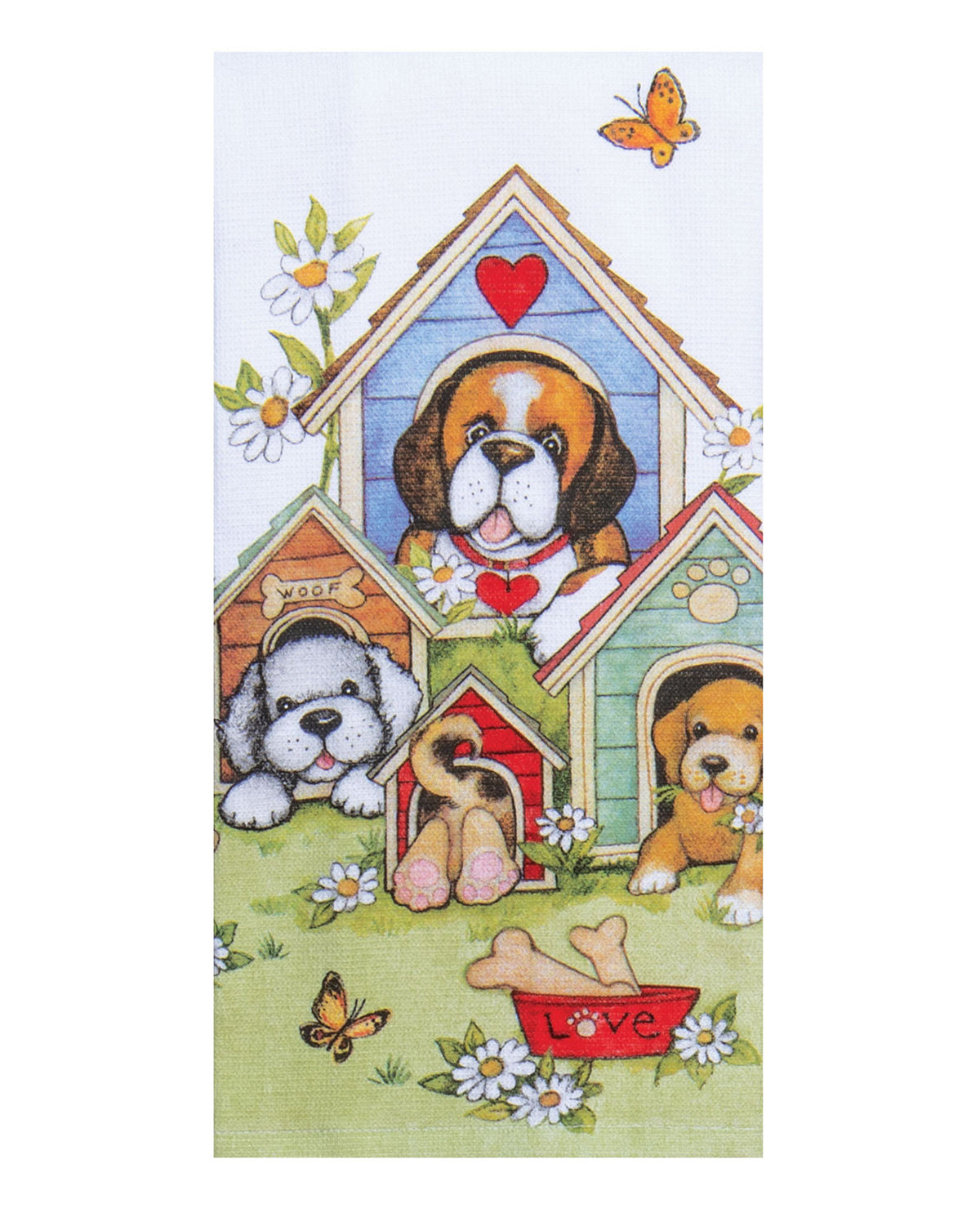 Playful Pups Kitchen Towel