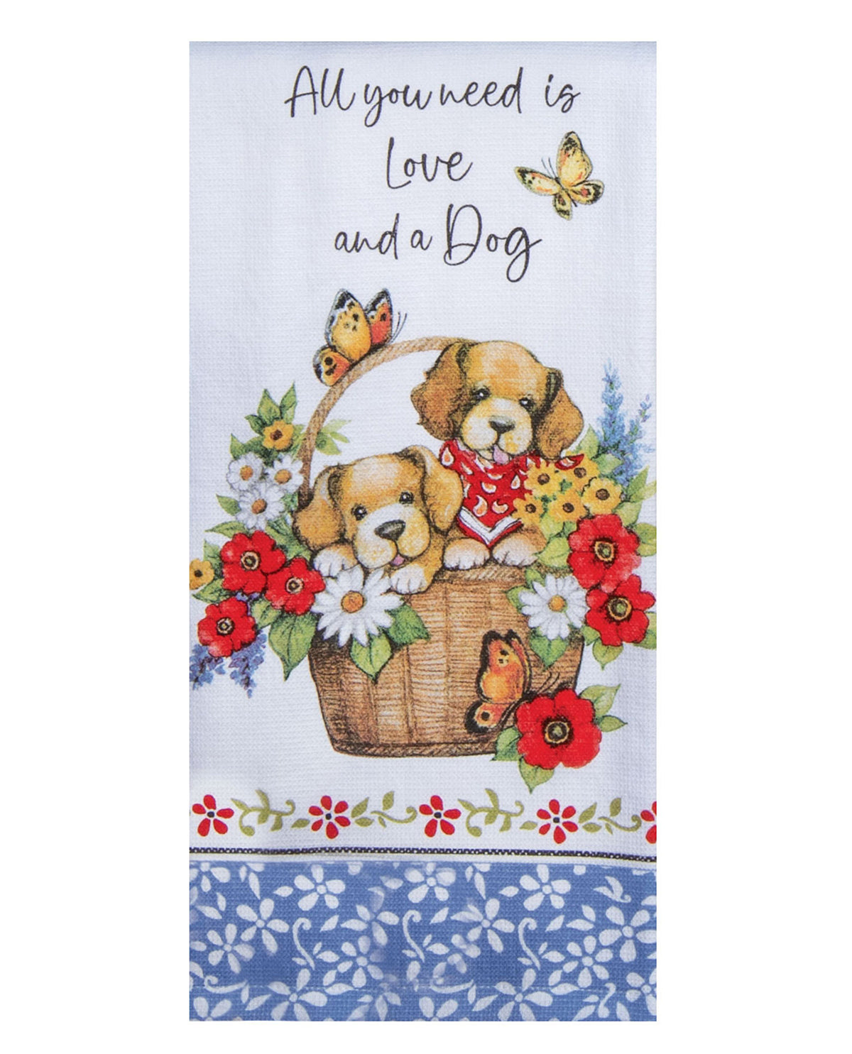 Love A Dog Kitchen Towel