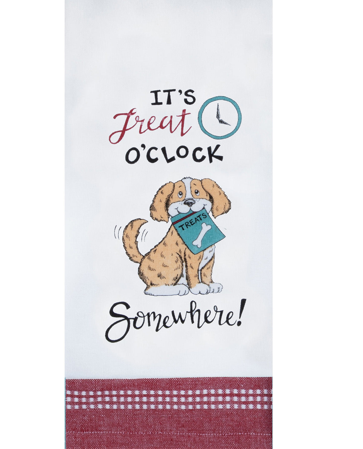 Snarkasms Treat O' Clock Kitchen Towel