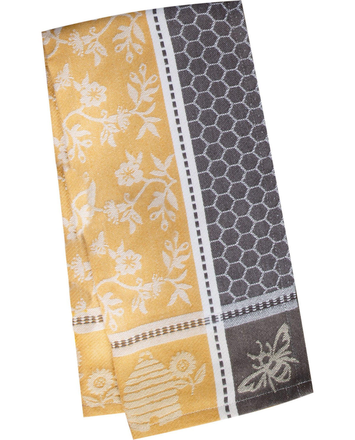 Bee Floral Jacquard Tea Towel