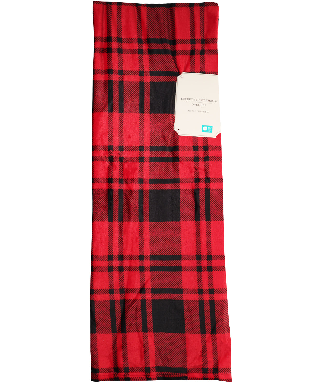 Plaid Velvet Throws 50x70