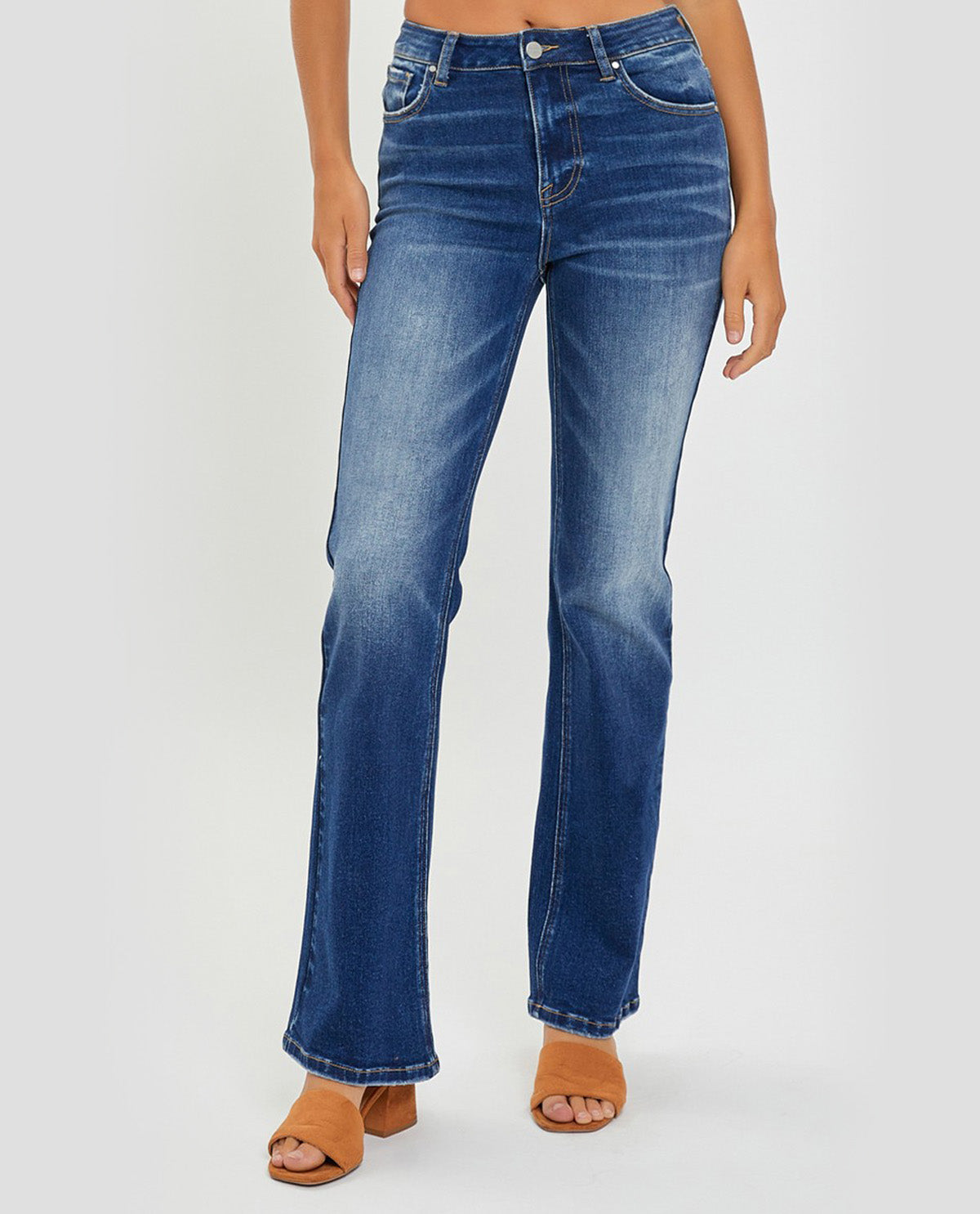 Risen PLUS Mid Rise Relaxed Bootcut Jeans