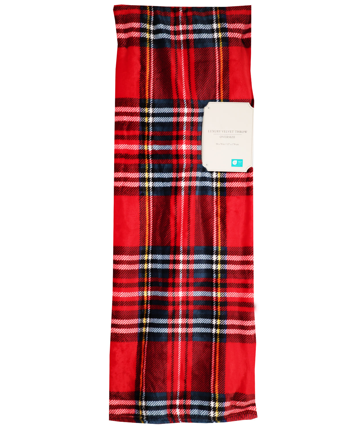 Plaid Velvet Throws 50x70