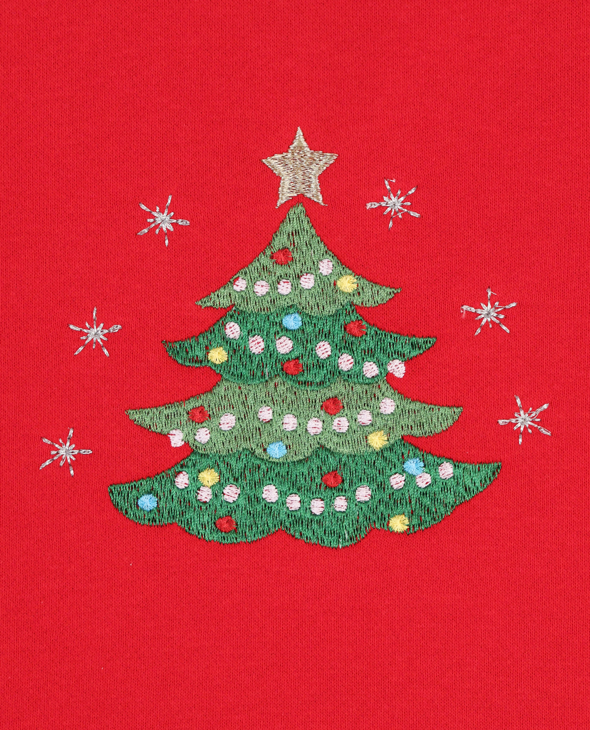 Speculation Petite Embroidered Christmas Pullover