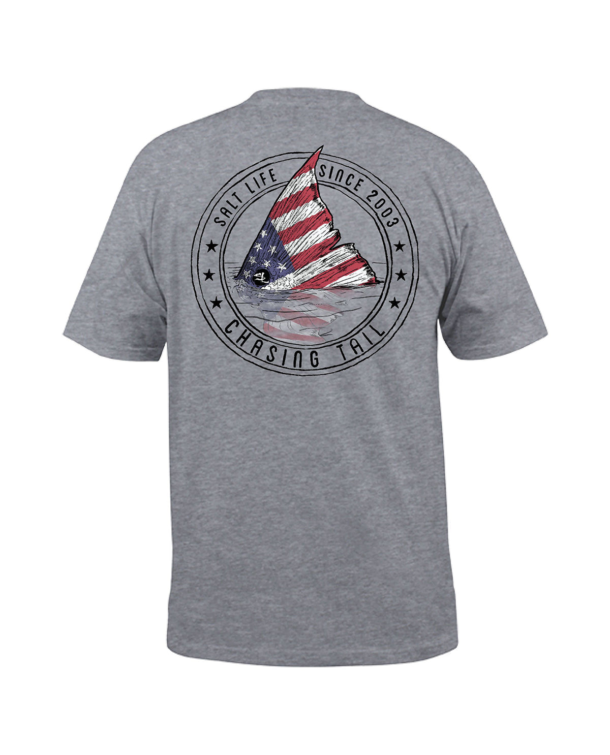 Salt Life Redfish Stars & Stripes Short Sleeve Tee