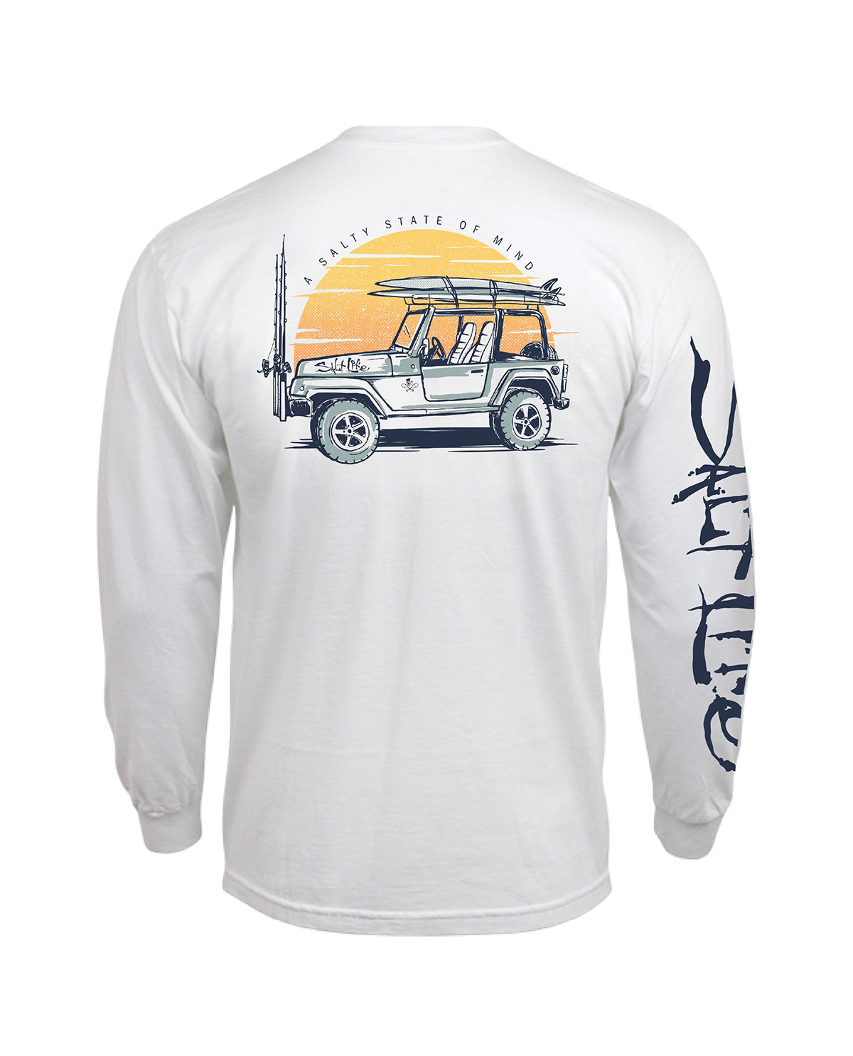 Salt Life Men's 4-Wheel Fishin' Long Sleeve Tee