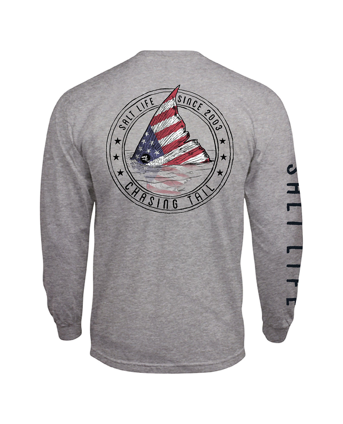 Salt Life Redfish Stars & Stripes Long Sleeve Tee