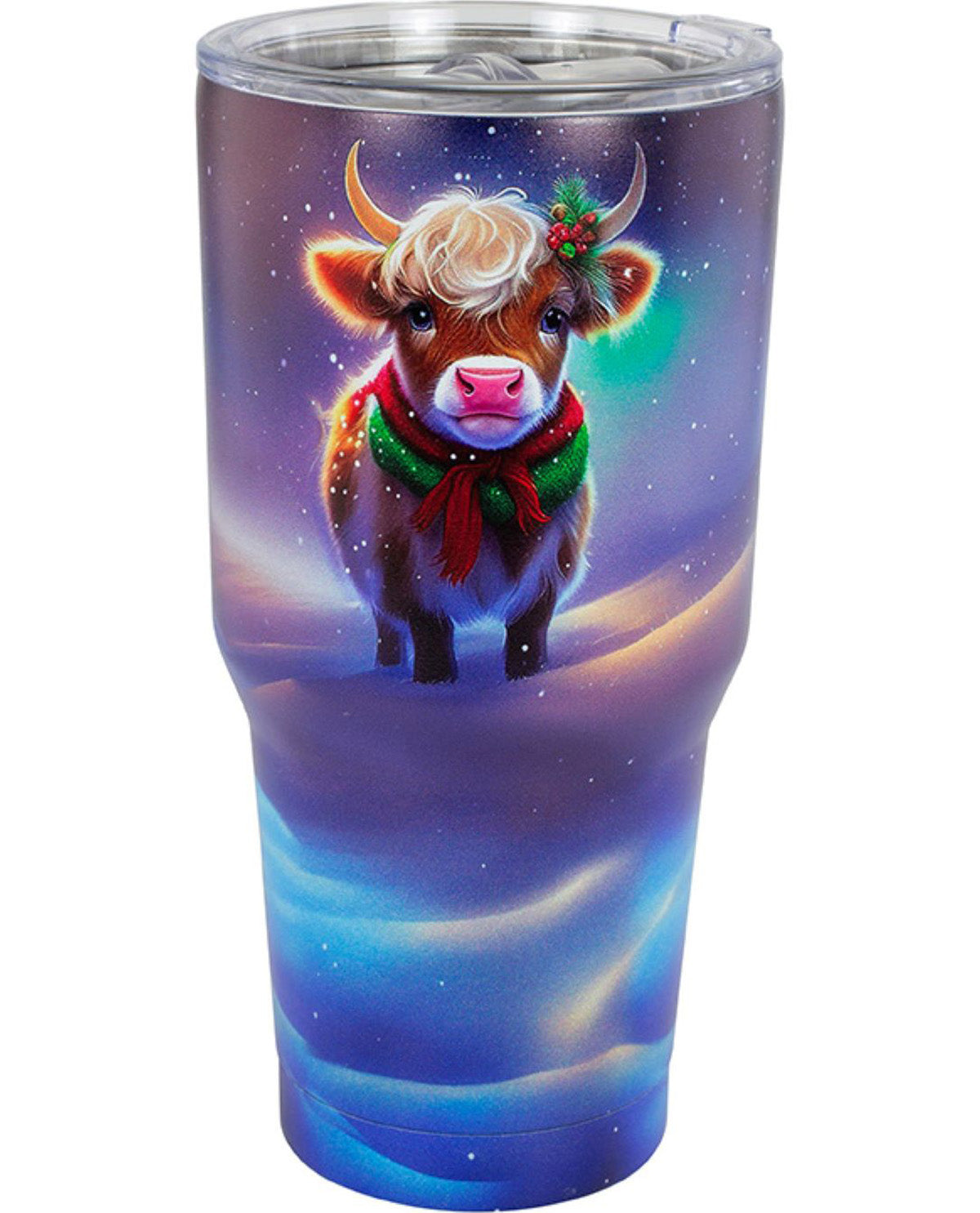 30oz. Christmas Cow Stainless Steel Tumbler