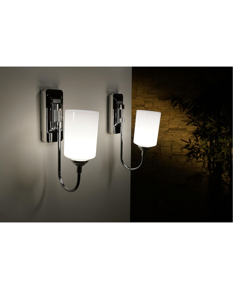 Smart Sconce Chrome - Dimmable Wireless Wall Light