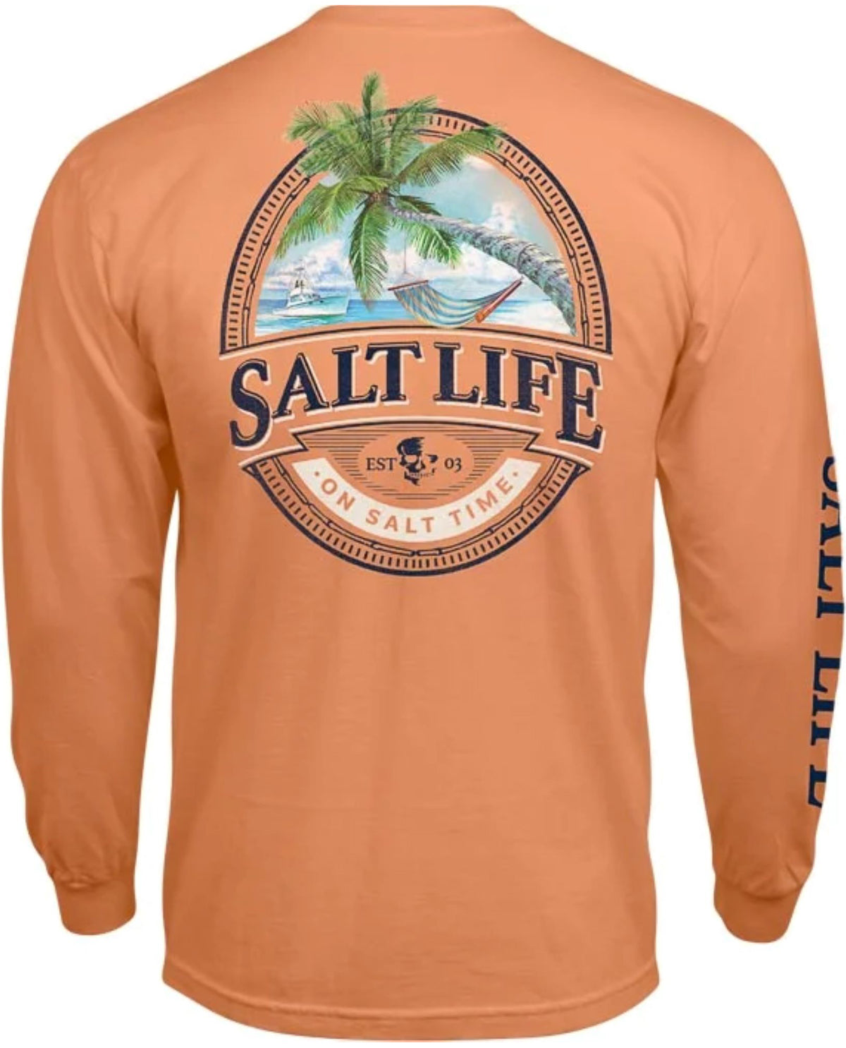 Salt Life Men's Hammock Time Long Sleeve Pocket Tee