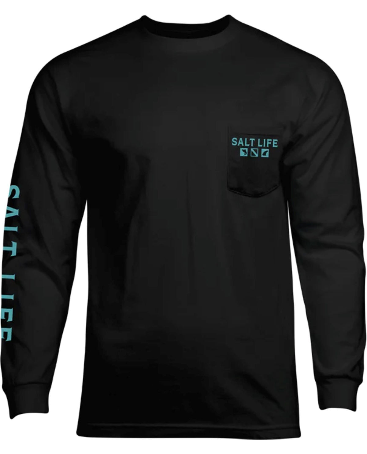 Salt Life Men's Ocean to Ocean Long Sleeve Pocket Tee