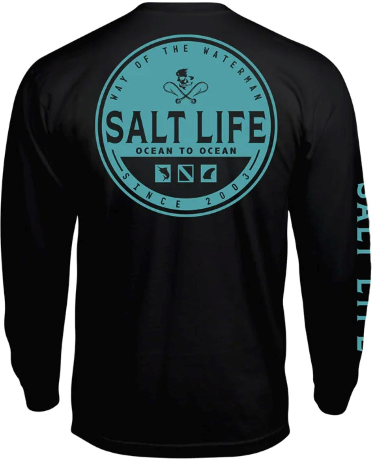 Salt Life Men's Ocean to Ocean Long Sleeve Pocket Tee