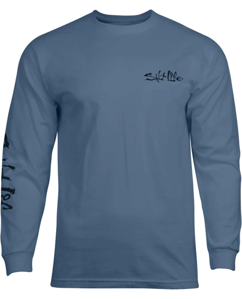 Salt Life Men's Old Sea Captain Long Sleeve Pocket Tee