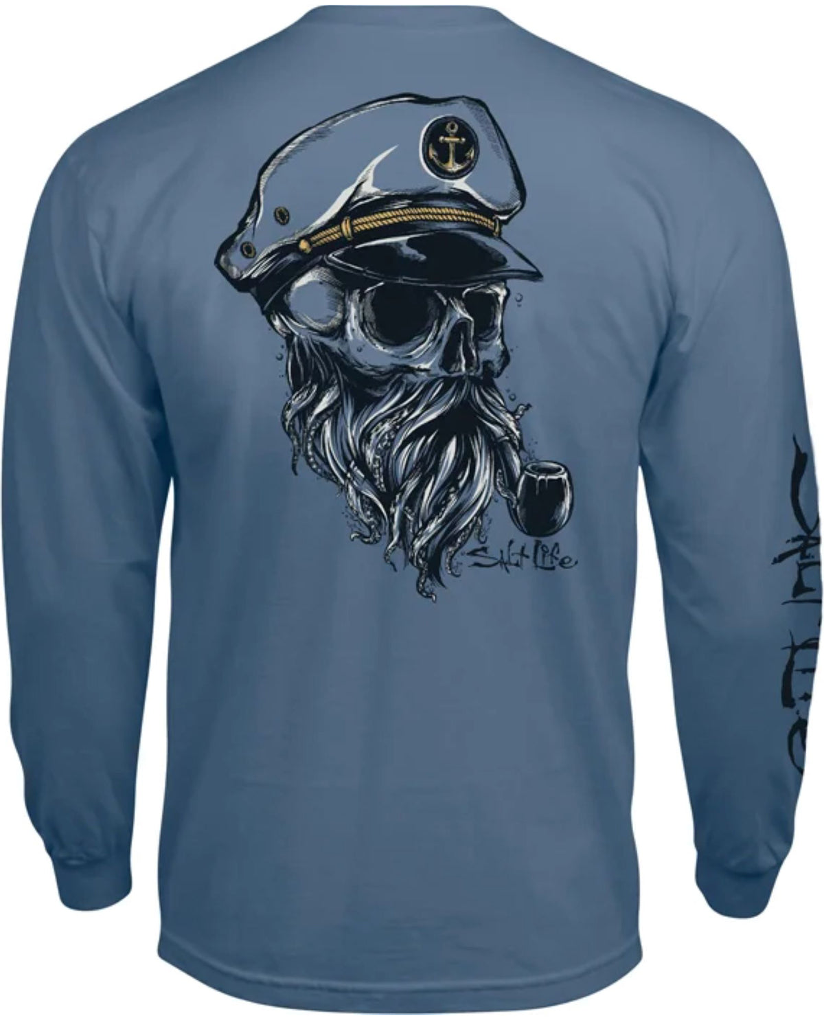 Salt Life Men's Old Sea Captain Long Sleeve Pocket Tee