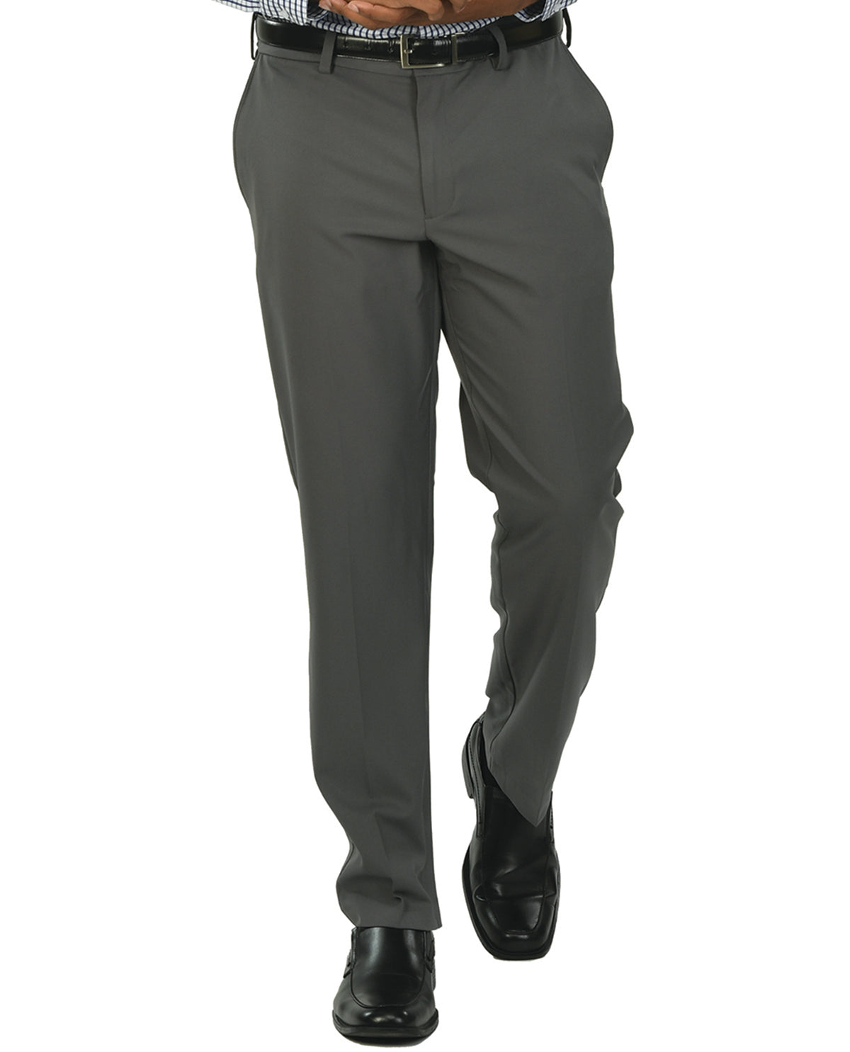 Men's Flat Front Solid Stretch Twill Pant