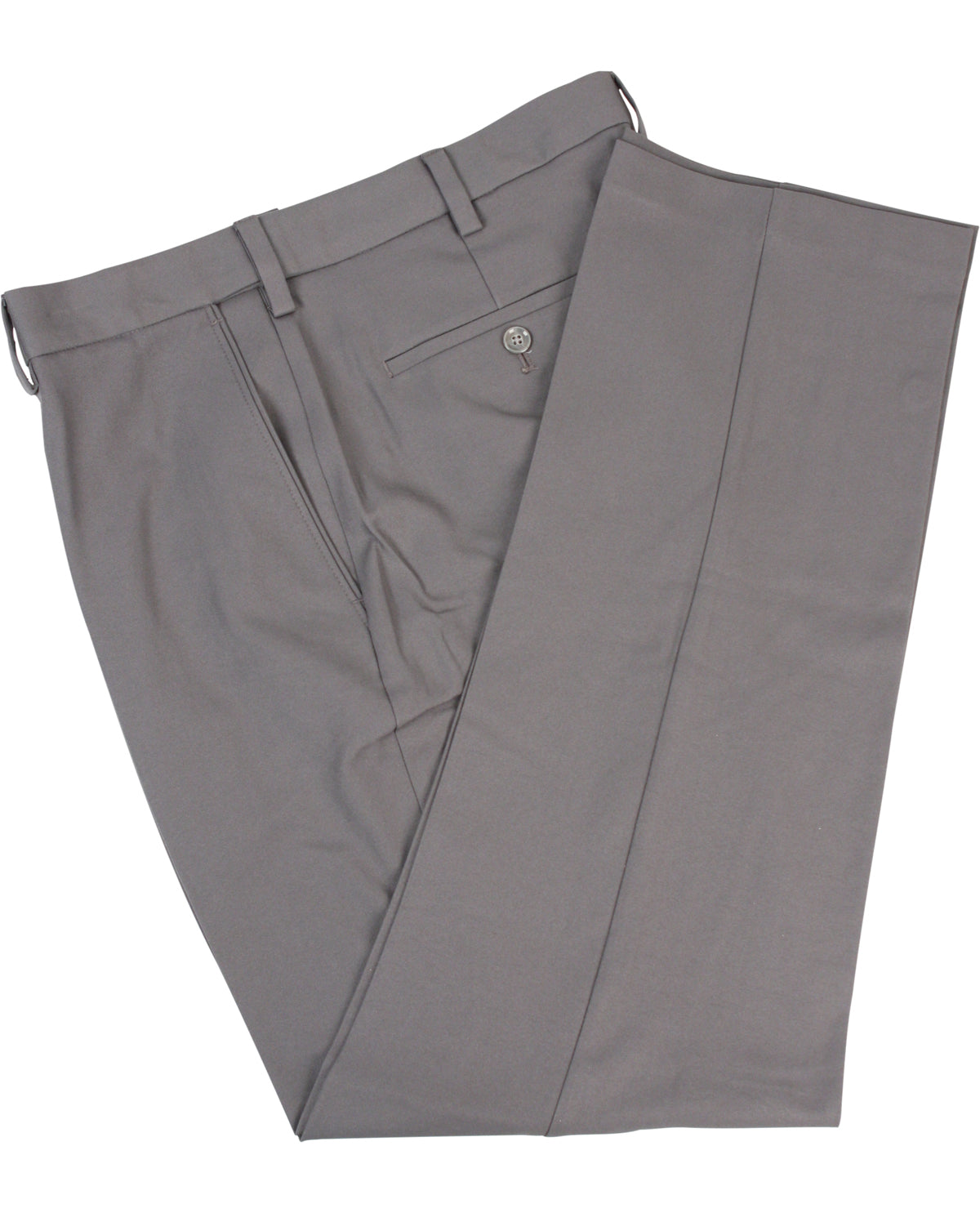 Men's Flat Front Solid Stretch Twill Pant