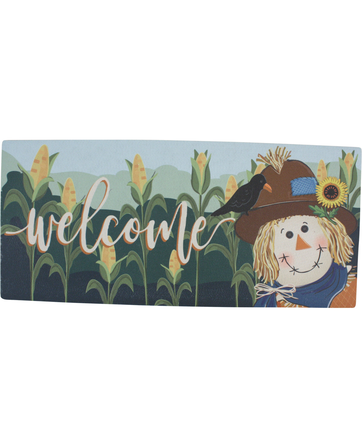 Scarecrow And Friend Sassafras Switch Doormat