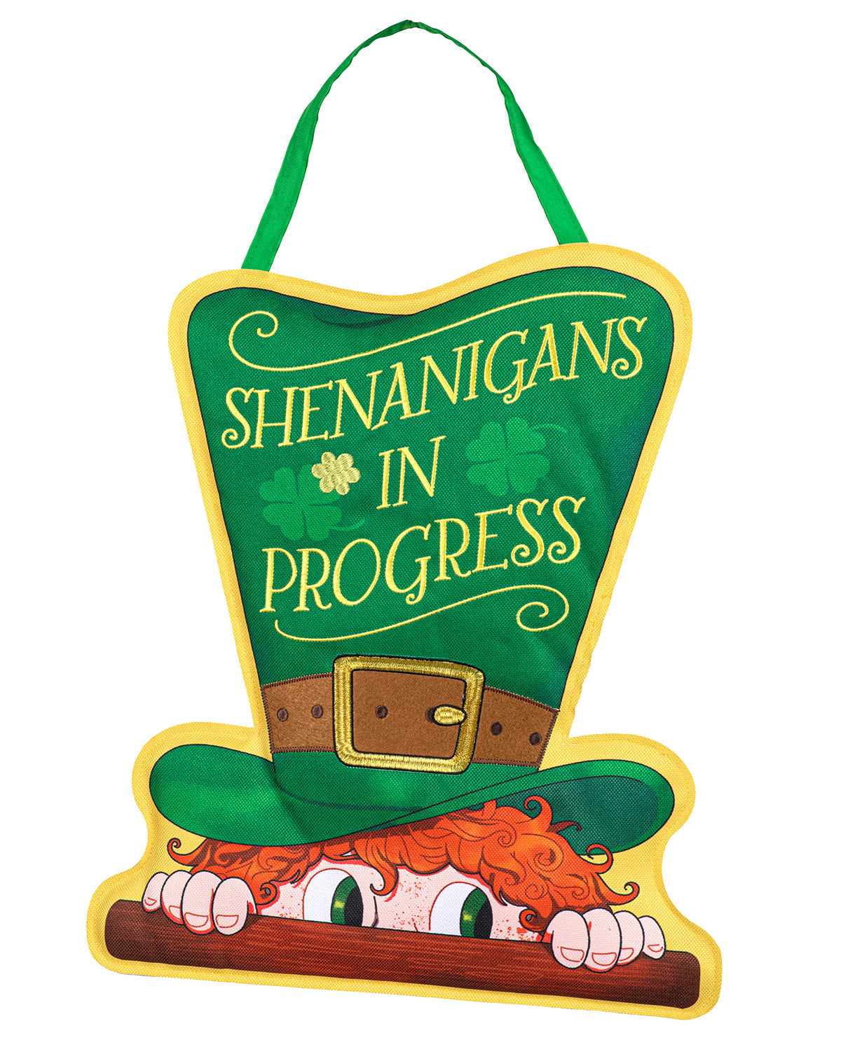 Shenanigans In Progress Door Decor