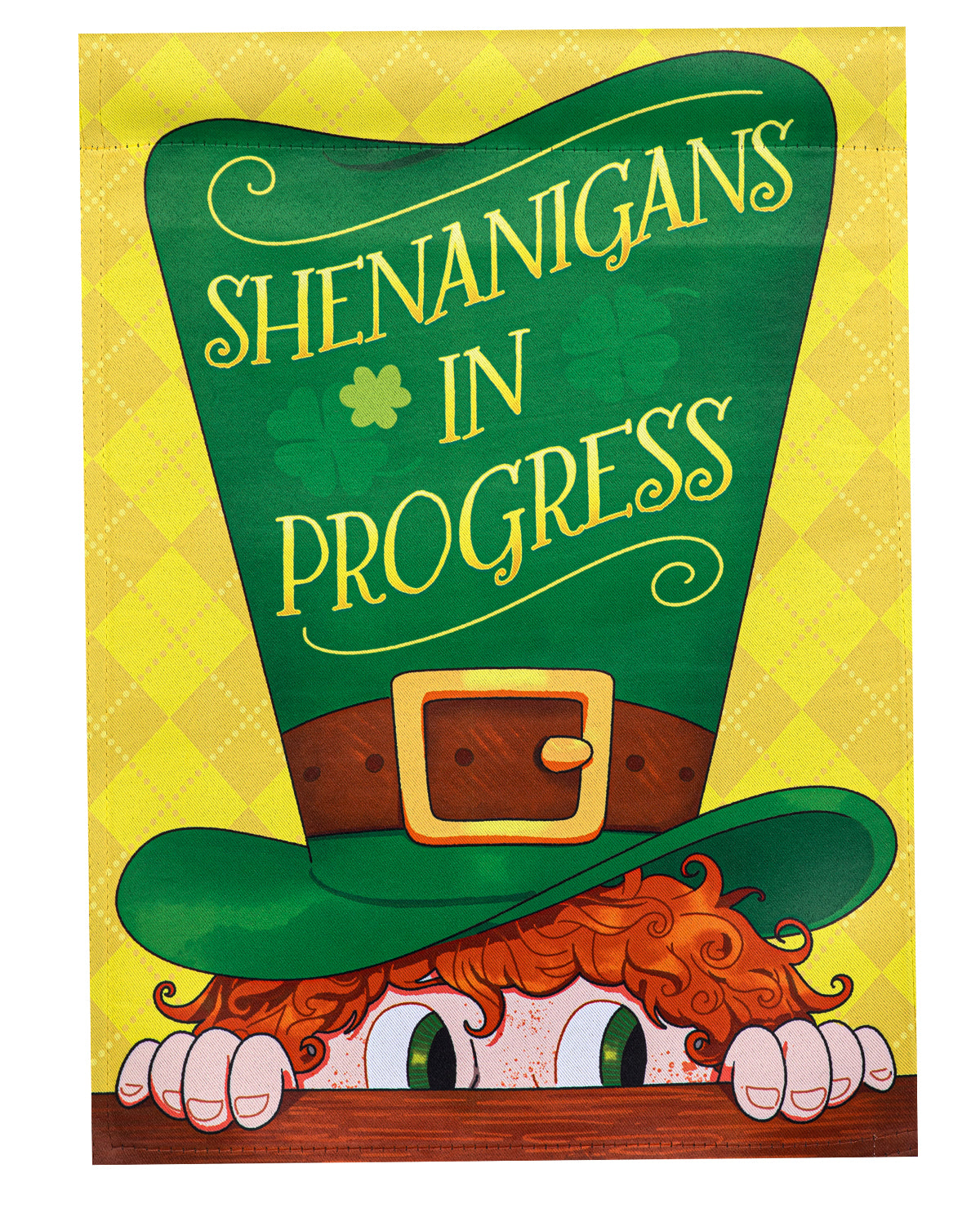 Shenanigan In Progress Large Flag