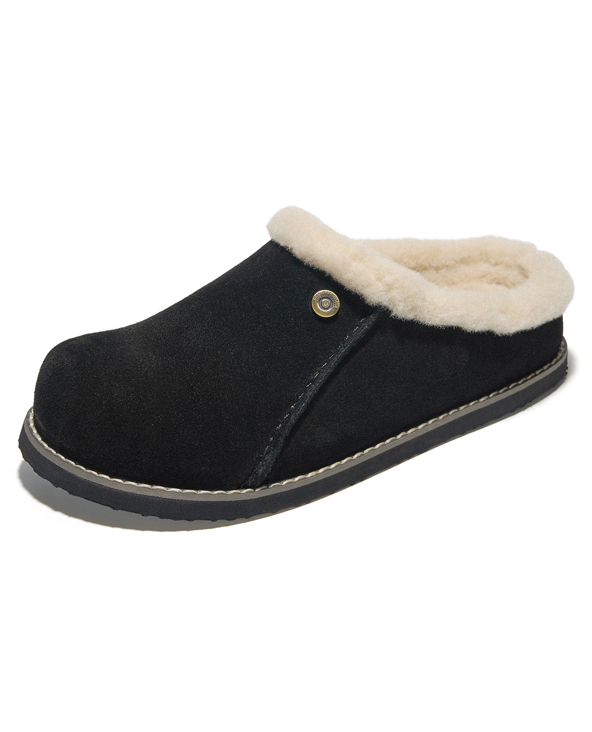 Project Cloud Tali Fur Trim Suede Clog