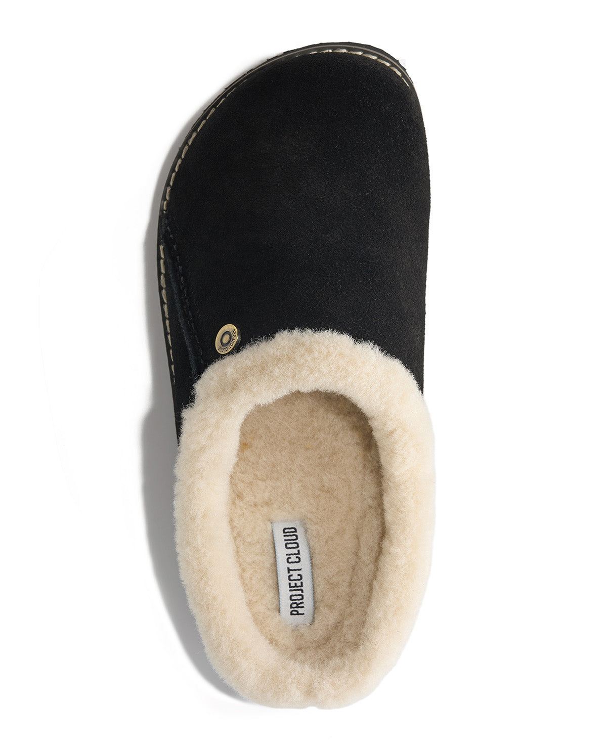 Project Cloud Tali Fur Trim Suede Clog
