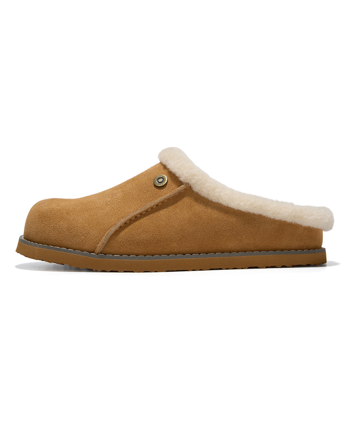 Project Cloud Tali Fur Trim Suede Clog