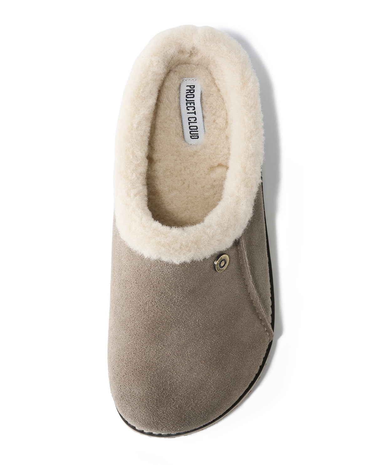 Project Cloud Tali Fur Trim Suede Clog